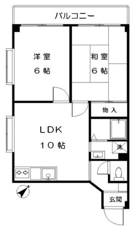 メゾンオカムラの物件間取画像